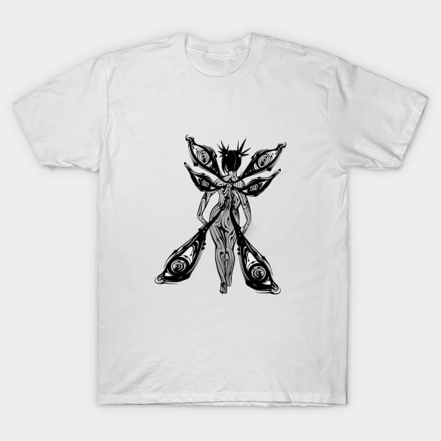 Dark fairy T-Shirt by Inkdoski